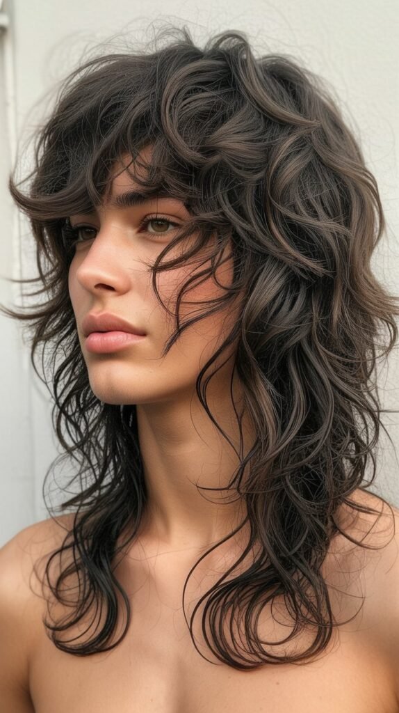 Wolf Cut with Undone Waves