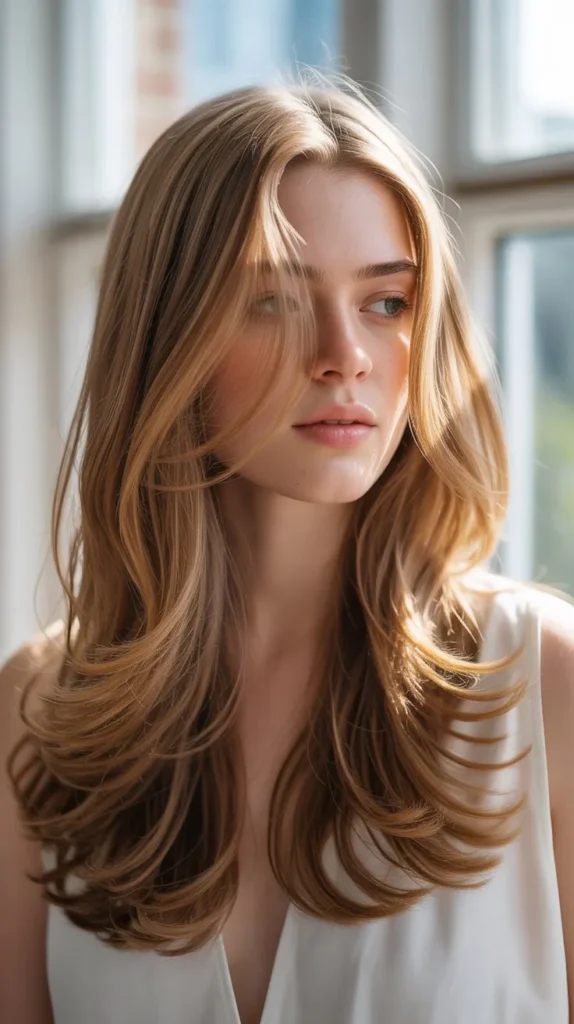Perfect Front Layer Cuts for Long, Flowing Hair