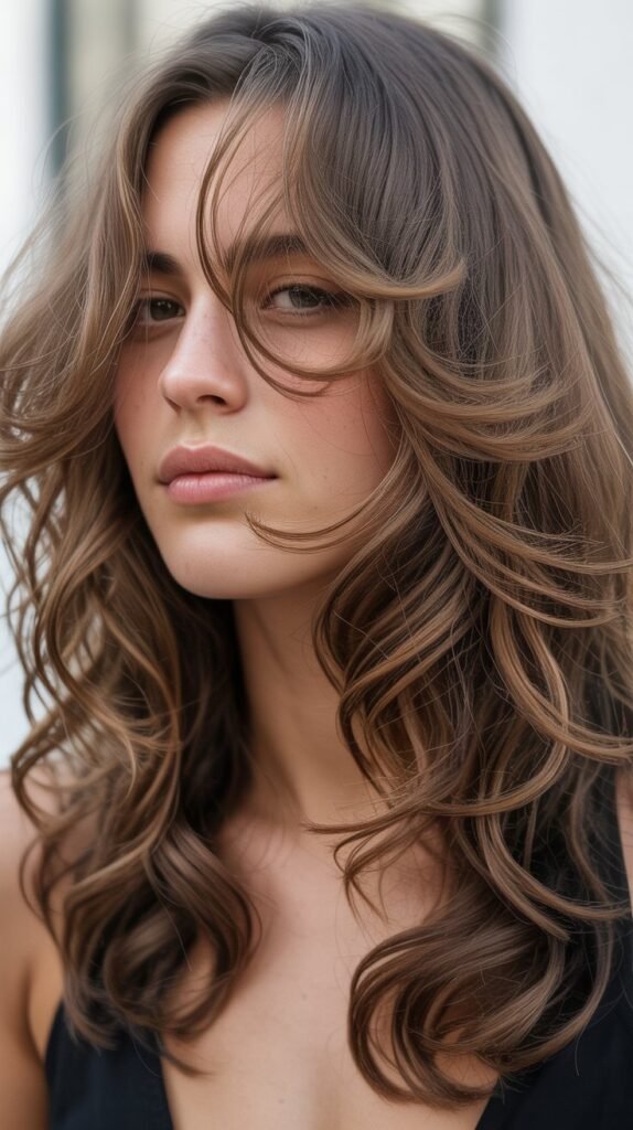 Butterfly Layers with Delicate Face Framing