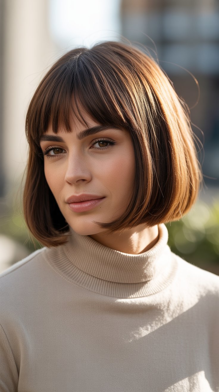 Stunning French Bob Haircuts With Bangs for Instant Fashion Edge