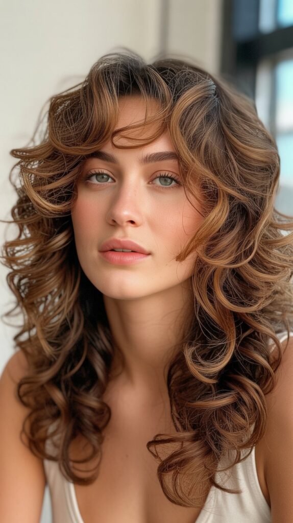 Bouncy Layered Curls