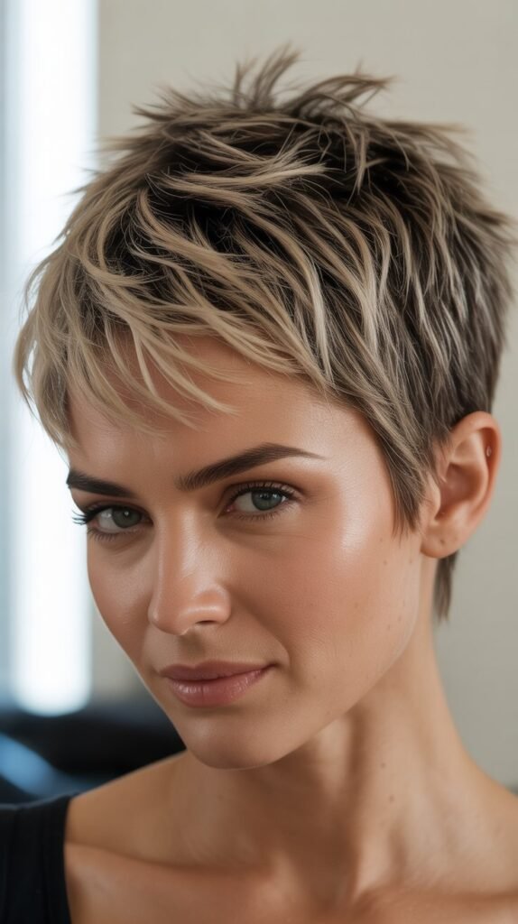 Spiky Textured Pixie