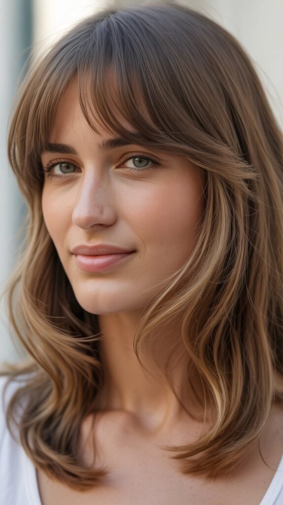 Wispy Bangs for Long/Rectangular Faces