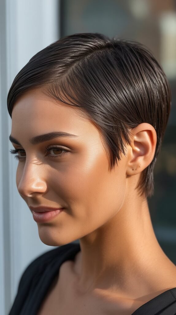 Sleek Polished Pixie
