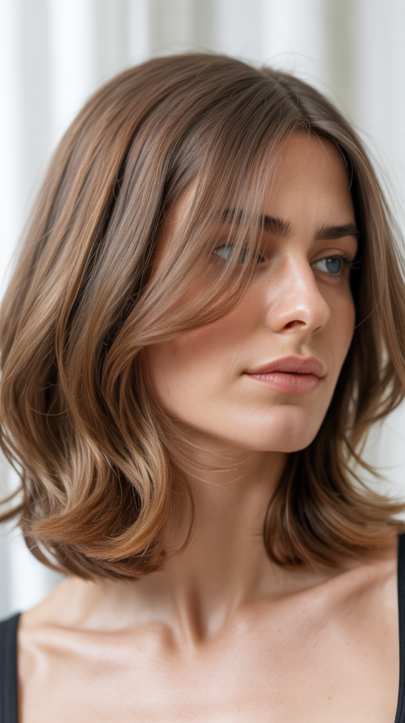 Piecey Long Layered Bob