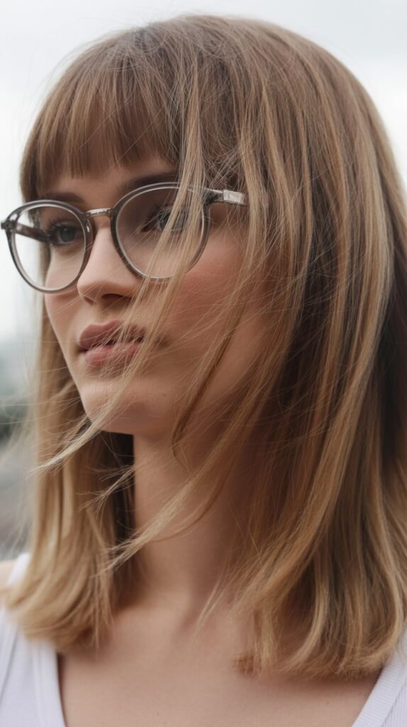 Soft Layers With Face-Framing Bangs