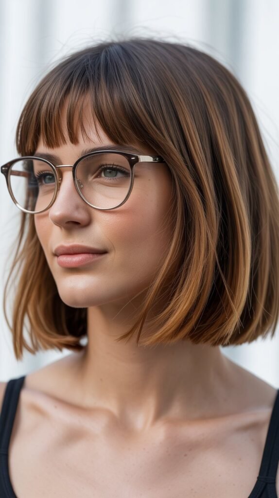 Choppy Medium Bob With Piecey Bangs