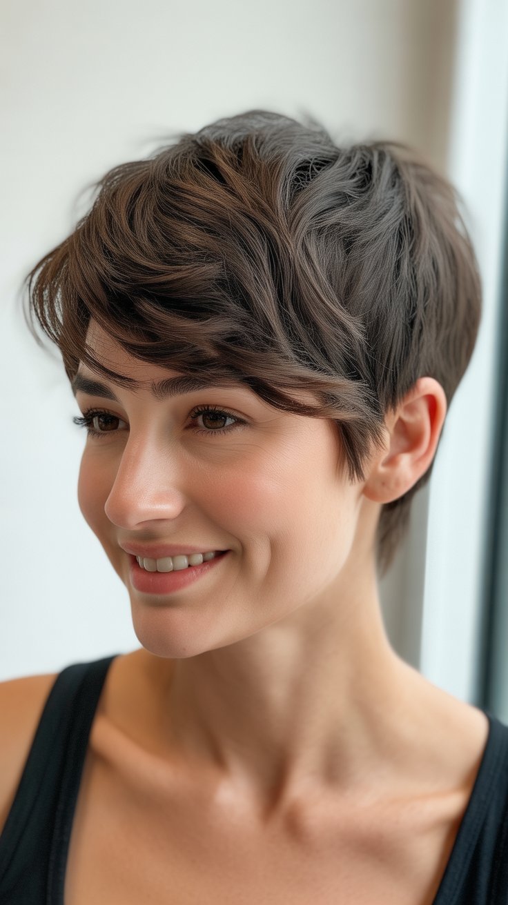 Trendy Very Short Pixie Haircuts for Thick Hair
