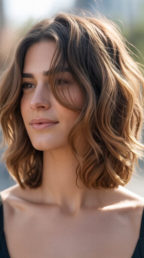 Shaggy Lob (Long Bob)