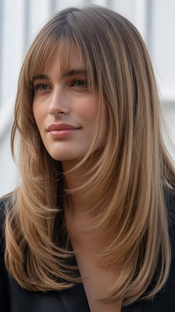 Layered with Curtain Fringe