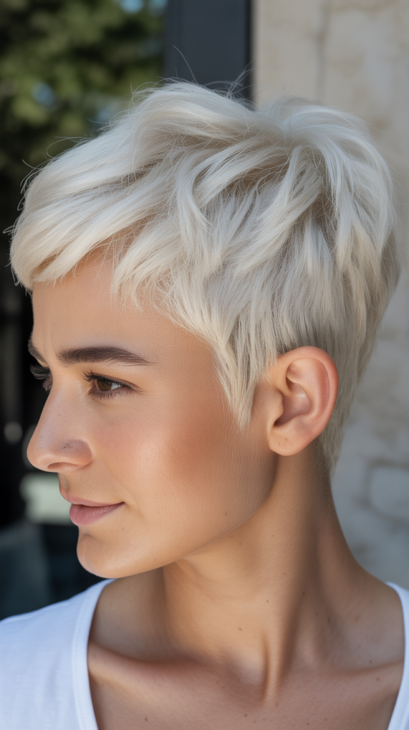  Platinum Blonde Pixie