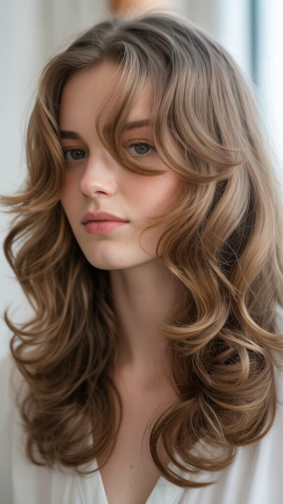 U-Shape Layers with Graduated Face Framing