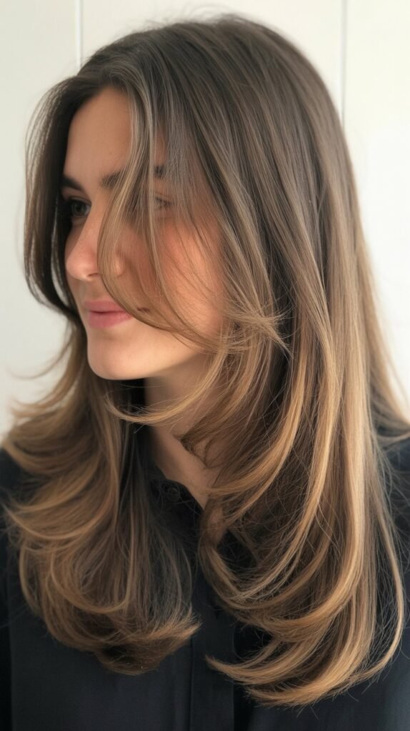 Long Layers Starting at Collarbone