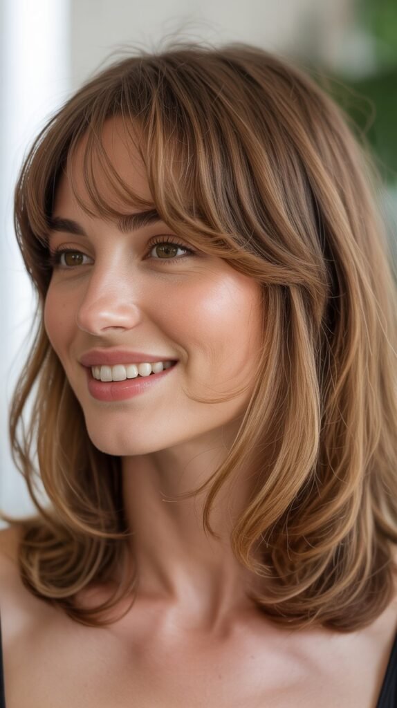  Why Wispy Bangs Work Perfectly with Medium Hair