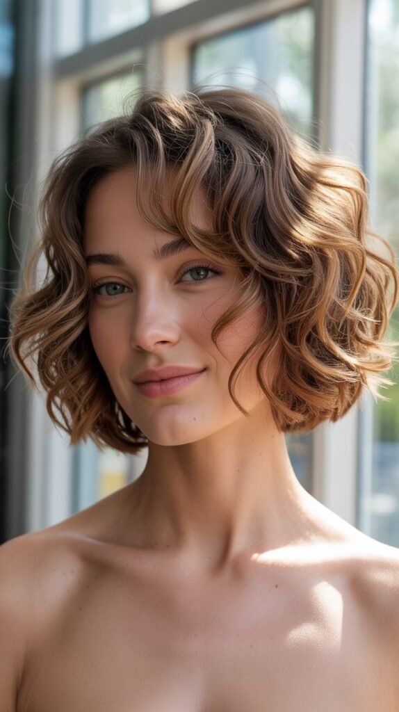 Wavy Bob with Root Lift