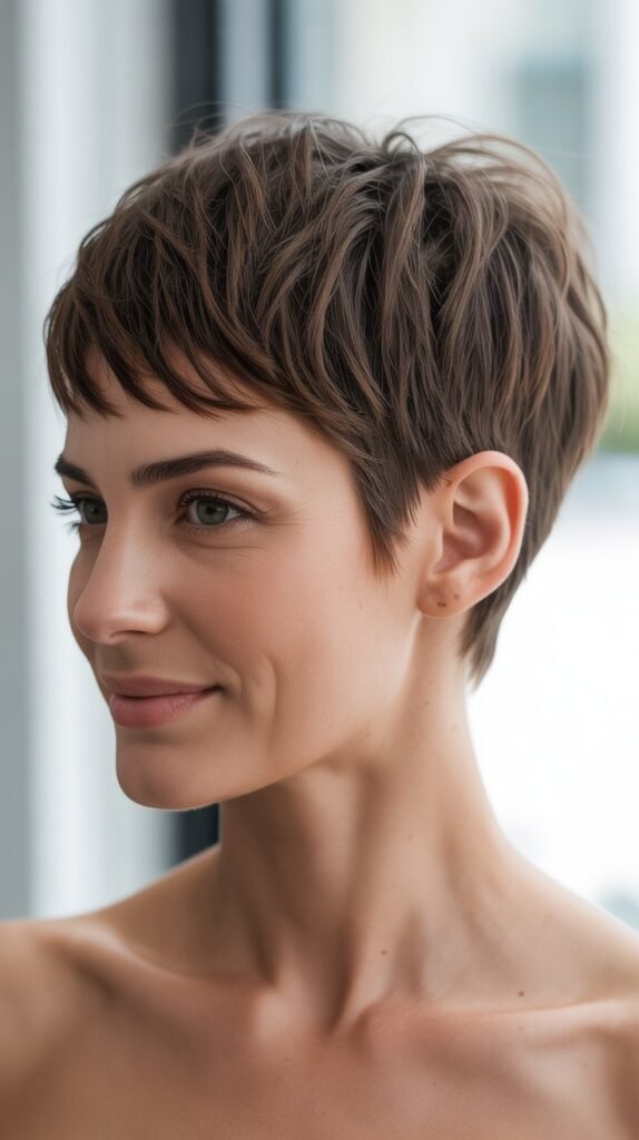  Disconnected Pixie Cut