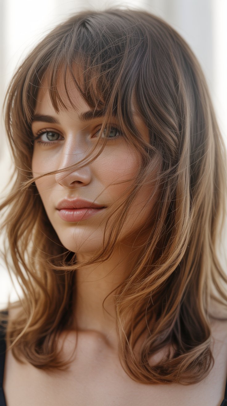 Soft, Wispy Bangs for Medium Hair (Instant Glow-Up!)