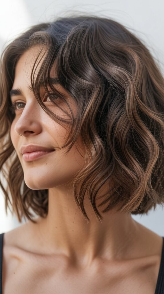 Jaw-Length Bob with Chunky Layers