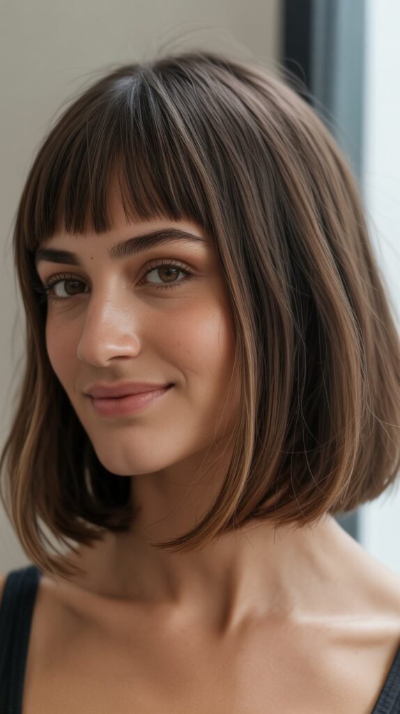 Micro Fringe With Graduated Bob