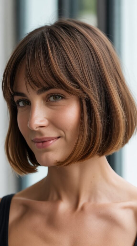 French Bob for Square Faces