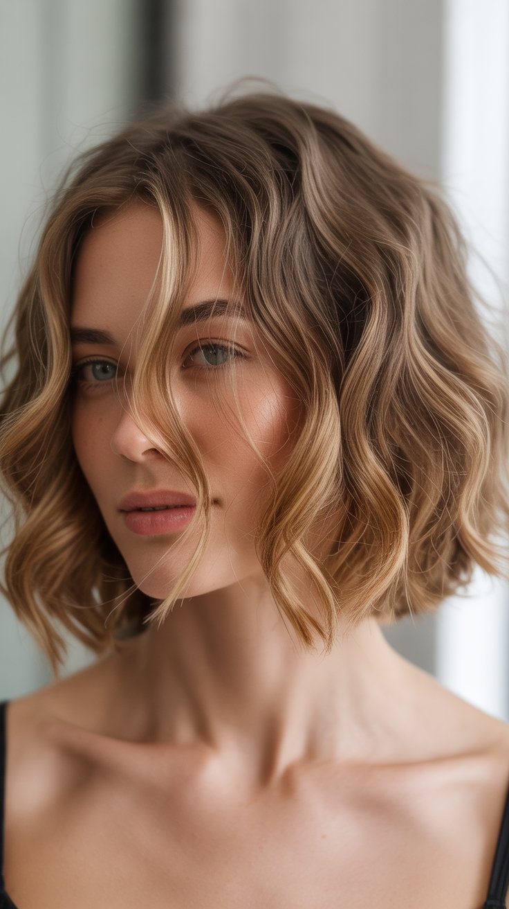 Stunning Wavy French Bob Haircuts for an Effortless Glow-Up