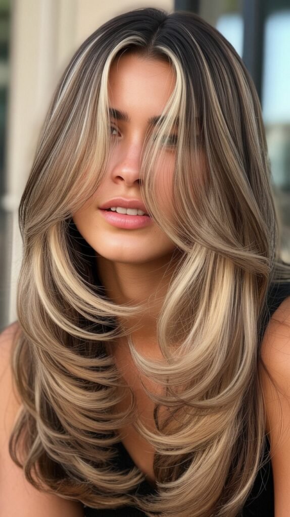 Money Piece With Layered Frame