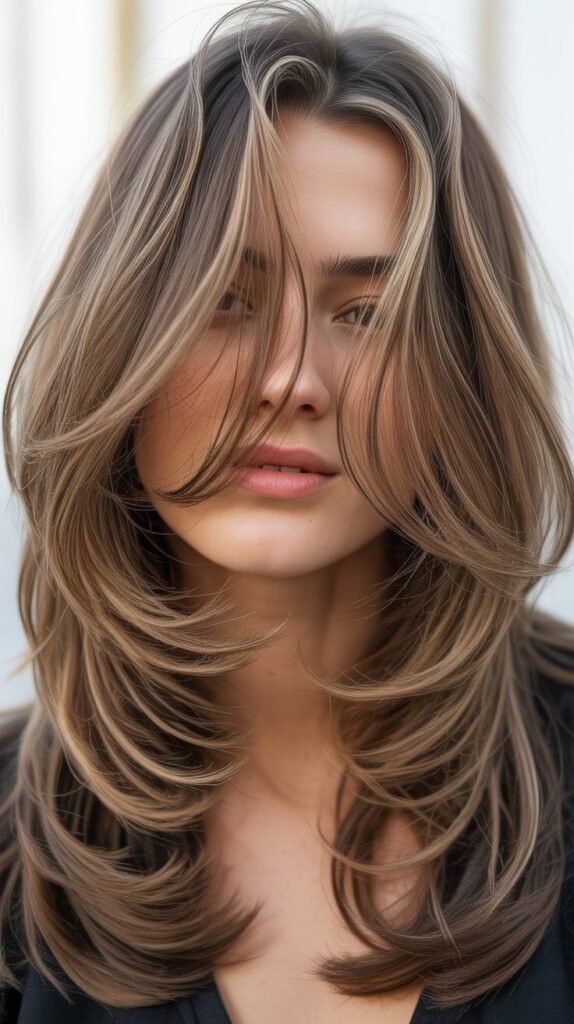 Textured Ends With Face-Framing Tendrils