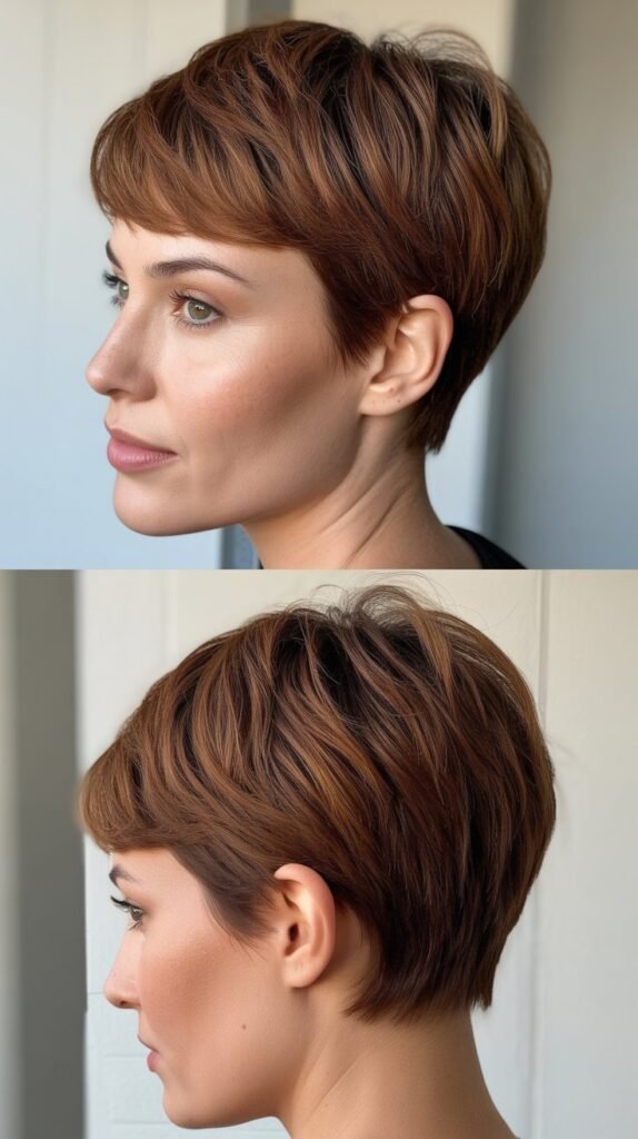 Pixie Cut for Square Face