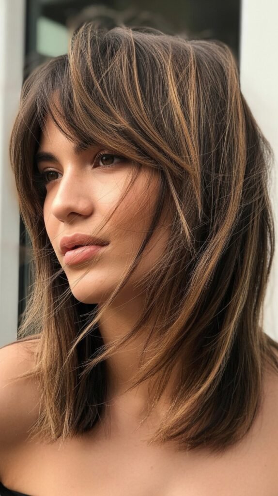 Textured Fringe With Shattered Layers