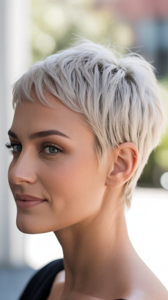 Platinum Blonde Pixie