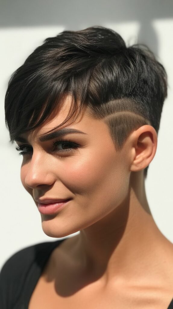 Edgy Undercut Pixie