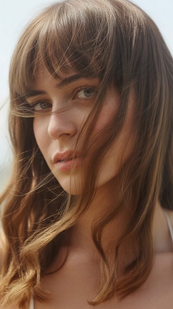  Wispy Bangs with Hair Extensions