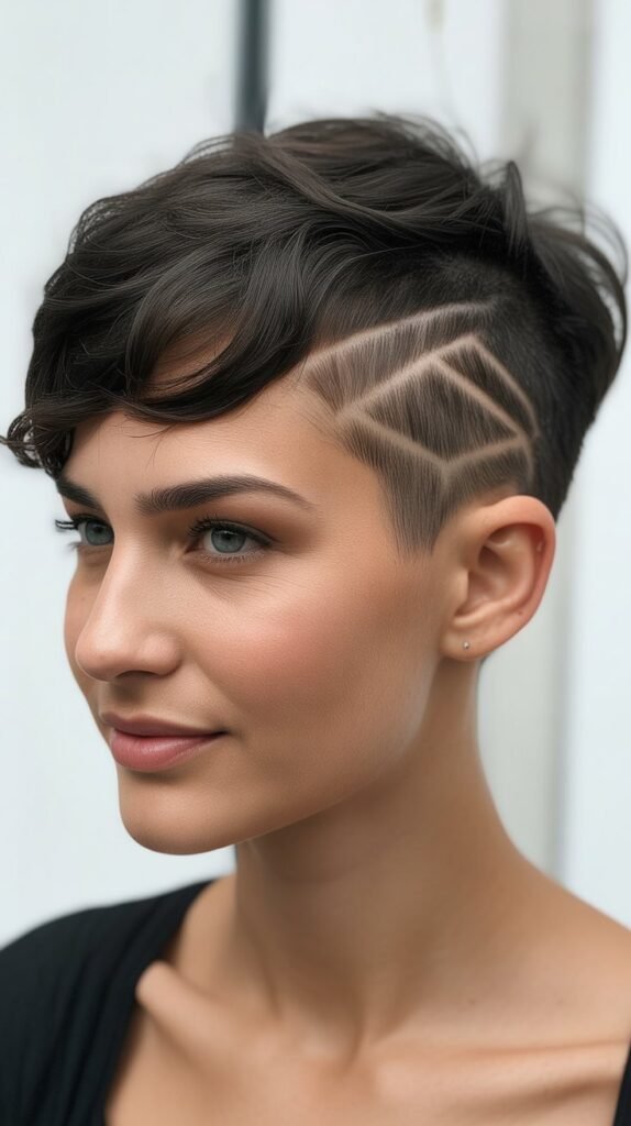Pixie with Temple Undercut