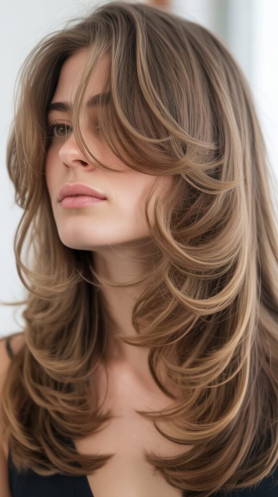 Long Shag With Face-Framing Layers