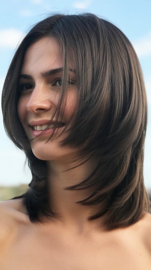 Angled Front Layers with Blunt Back