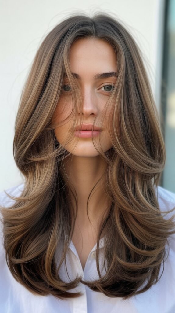 Textured Ends with Long Layers