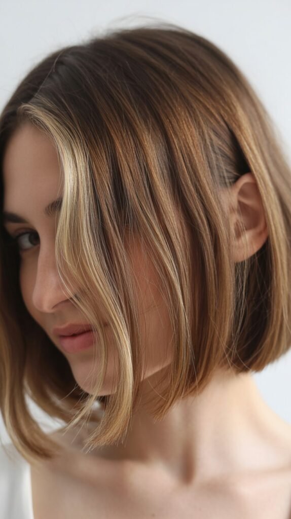 French Bob with Highlights