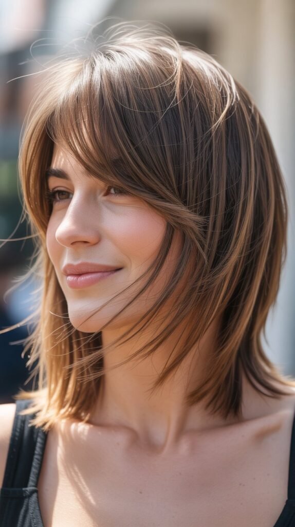 Shag with Long Side Bangs