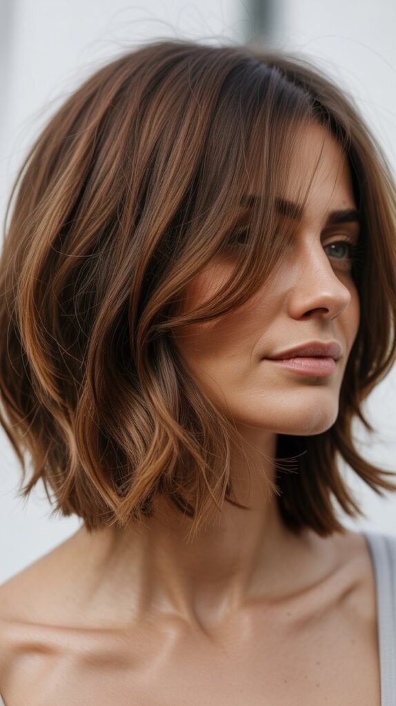 Choppy Layered French Bob
