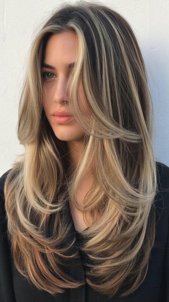 Money Piece with Long Layers