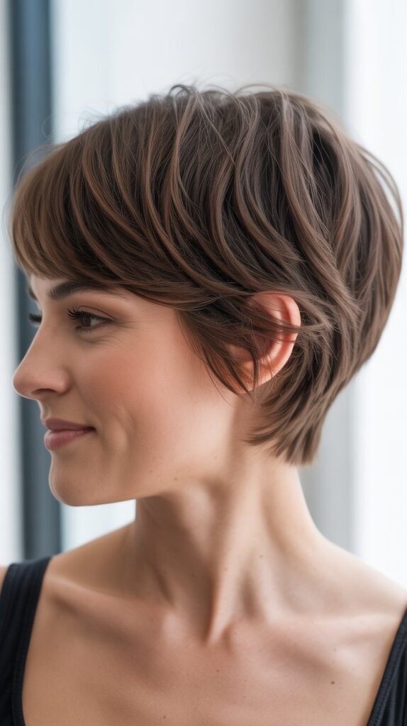 Rounded Pixie Cut