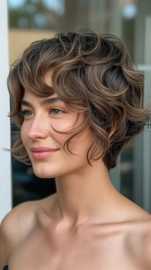 Layered Pixie Grow-Out with Extended Face Framing