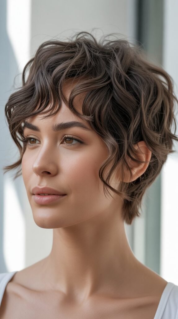 Choppy Pixie with Textured Top