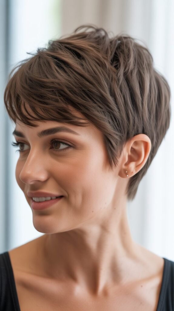 Forward-Styled Pixie