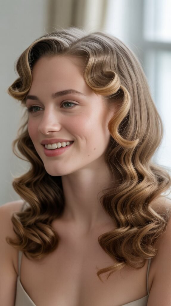 Pin Curl Vintage Waves