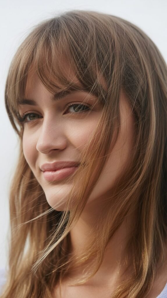 Wispy Bangs for Fine Hair