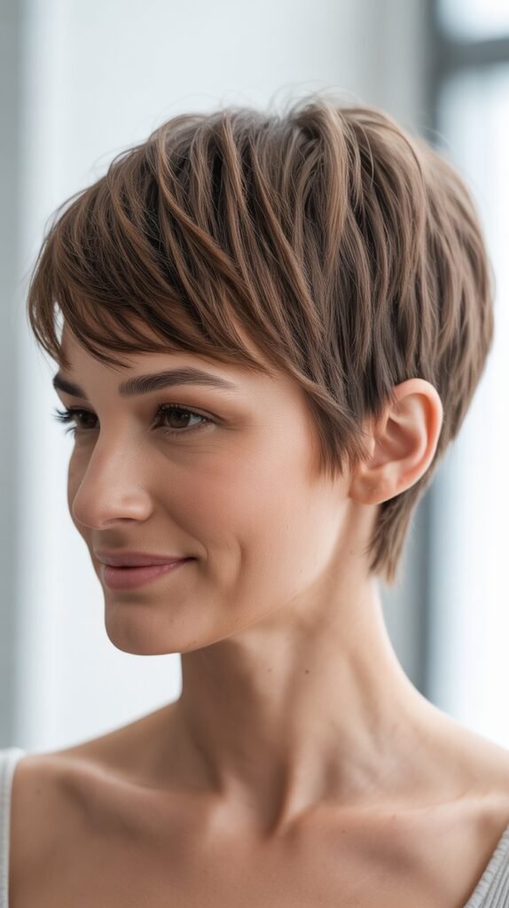 Pixie with Razor Cut Layers