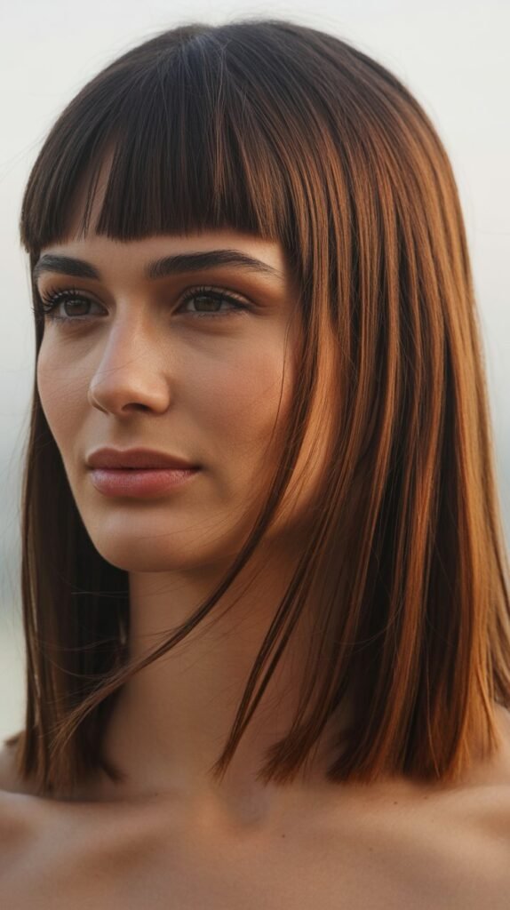 Straight Cut with Micro Bangs