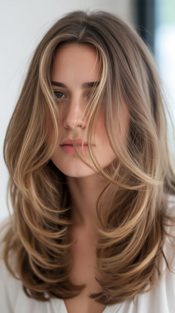 Asymmetrical Face-Framing Layers