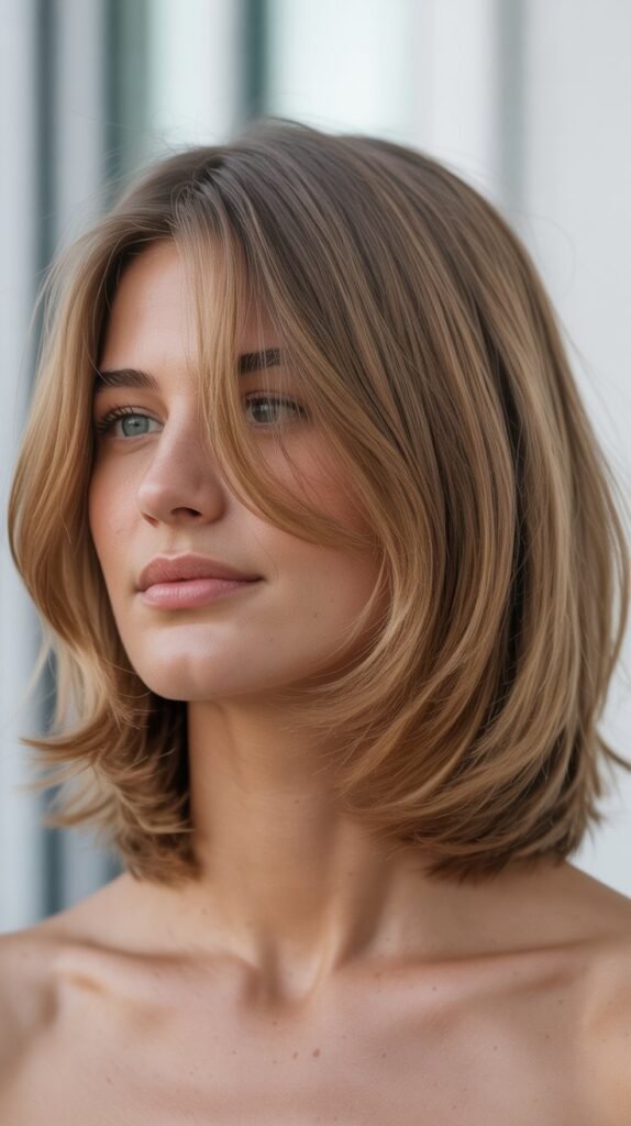Long Layered Bob for Fine Hair